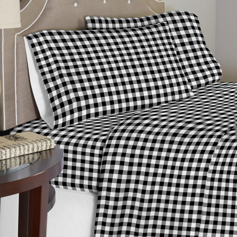 Pointehaven Milton 100 Cotton Flannel Sheet Set Reviews Wayfair